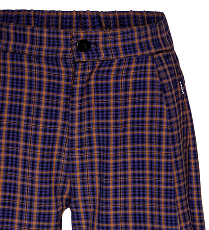 Molo Bukser - Alta - BlueBrown Check Molo Bukser - Alta - BlueBrown Check