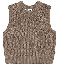 Molo Vest - Uld/Akryl - Gilberte - Brown Sugar