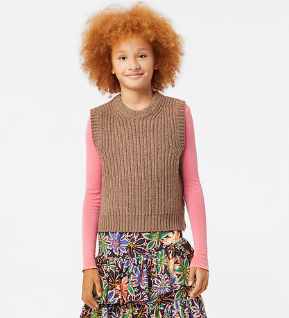 Molo Vest - Uld/Akryl - Gilberte - Brown Sugar Molo Vest - Uld/Akryl - Gilberte - Brown Sugar