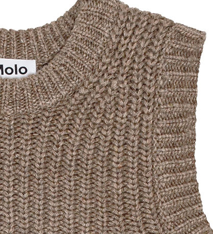 Molo Vest - Uld/Akryl - Gilberte - Brown Sugar Molo Vest - Uld/Akryl - Gilberte - Brown Sugar