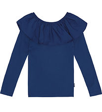 Molo Bluse - Rib - Renate -  Vibrant Blue