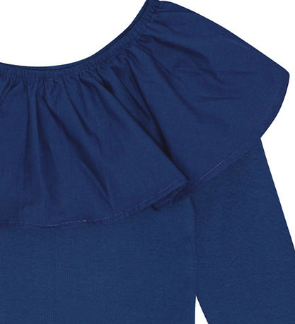 Molo Bluse - Rib - Renate -  Vibrant Blue