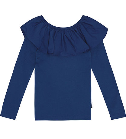 Molo Bluse - Rib - Renate -  Vibrant Blue