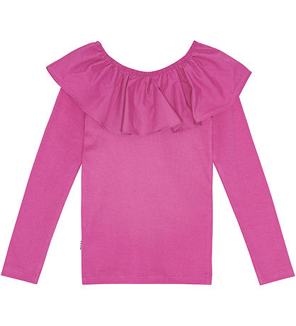 Molo Bluse - Rib - Renate - Baya Pink Molo Bluse - Rib - Renate - Baya Pink