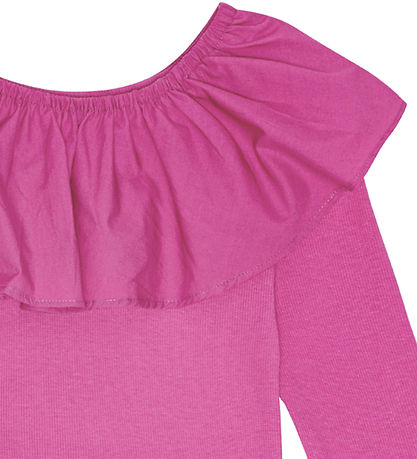 Molo Bluse - Rib - Renate - Baya Pink Molo Bluse - Rib - Renate - Baya Pink