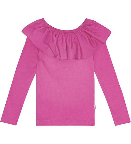 Molo Bluse - Rib - Renate - Baya Pink Molo Bluse - Rib - Renate - Baya Pink