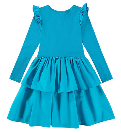 Molo Kjole - Cathi - Peacock Blue Molo Kjole - Cathi - Peacock Blue