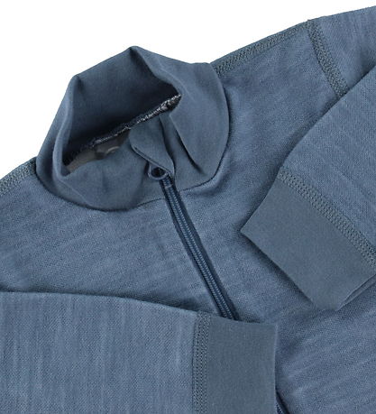 Joha Cardigan - Uld/Bambus - Blå Joha Cardigan - Uld/Bambus - Blå