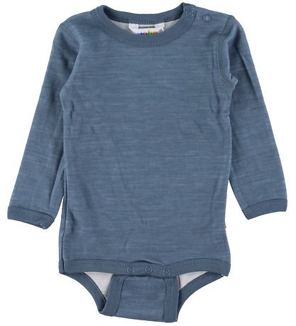 Joha Body l/æ - Uld/Bambus - Blå Joha Body l/æ - Uld/Bambus - Blå