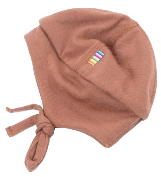 Joha Babyhjelm - Uld - 2-lags - Rødbrun