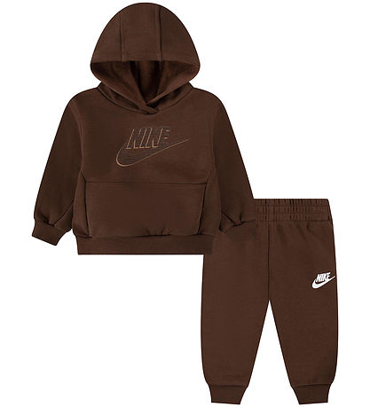 Nike Sweatsæt - Cacao Wow