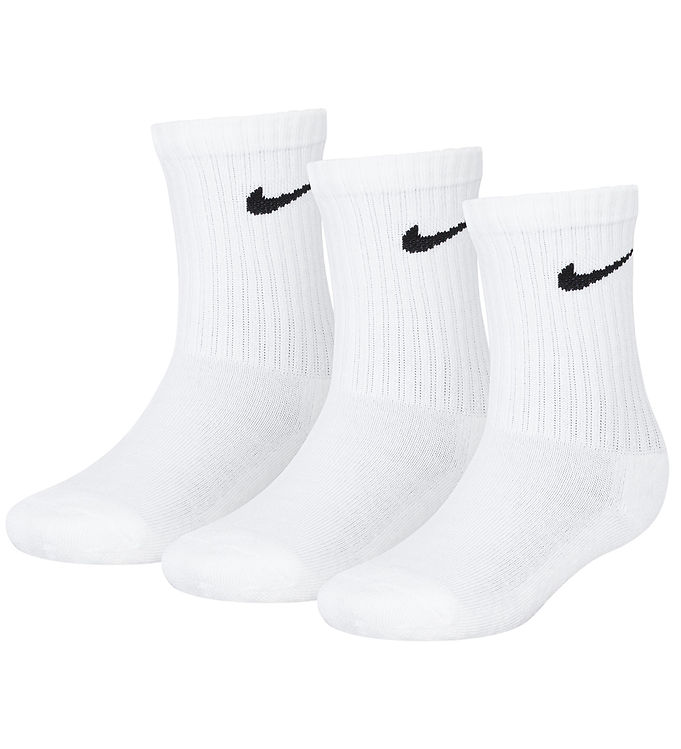 Nike Strømper - Cushioned - 3-Pak - Hvid