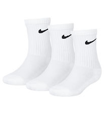 Nike Strømper - Cushioned - 3-Pak - Hvid Nike Strømper - Cushioned - 3-Pak - Hvid