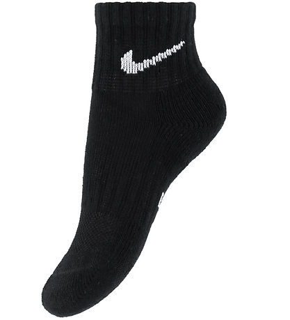 Nike Ankelstrømper - Cushioned - Dri-Fit - 6-pak - Sort