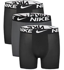 Nike Boxershorts - Dri-Fit Essential - 3-Pak - Sort/Grå