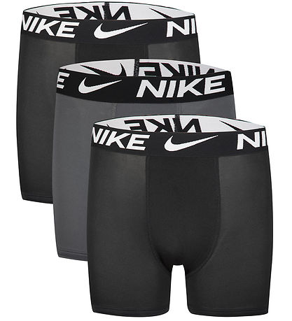Nike Boxershorts - Dri-Fit Essential - 3-Pak - Sort/Grå