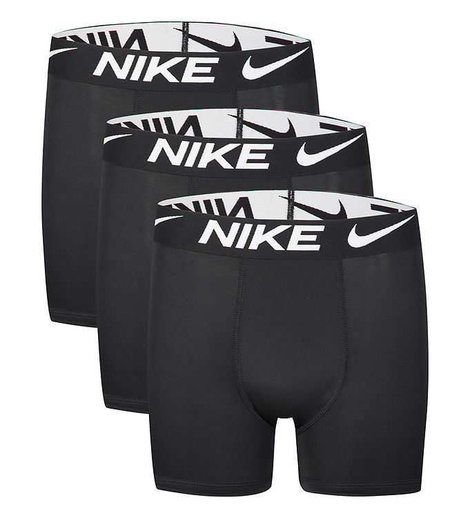 Nike Boxershorts - Dri-Fit Essential - 3-Pak - Sort