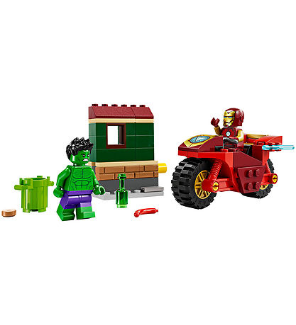 LEGO® Marvel - Iron Man med motorcykel og Hulk 76287 - 68 Dele LEGO® Marvel - Iron Man med motorcykel og Hulk 76287 - 68 Dele