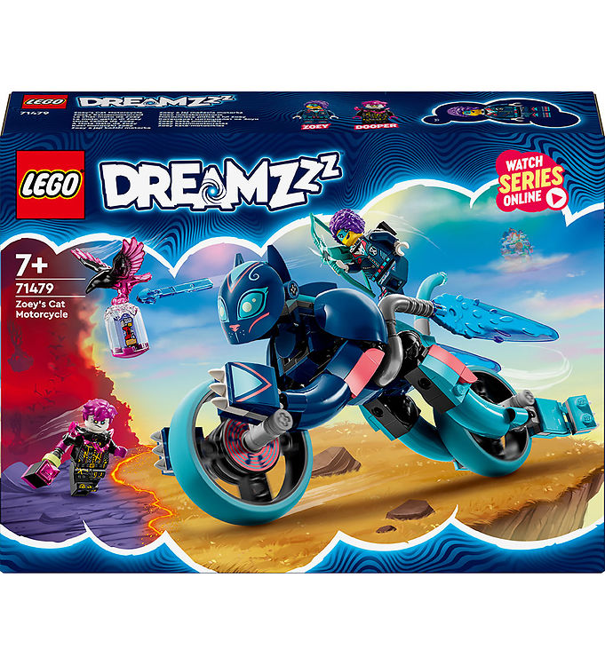 LEGO® DREAMZzz - Zoeys Kattemotorcykel 71479 - 226 Dele