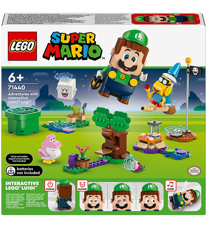 LEGO® Super Mario - Eventyr med Interaktiv L... 71440 - 210 Dele