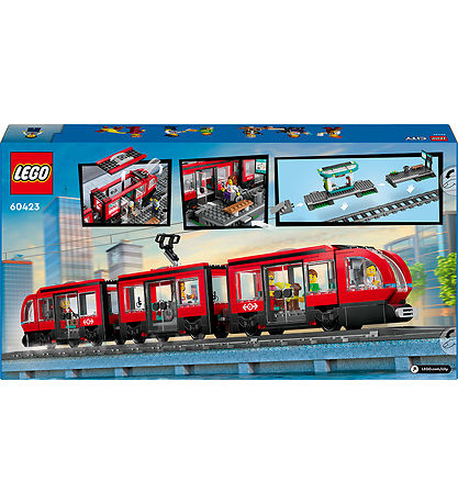 LEGO® City - Downtown Streetcar and Station 60423 - 811 Parts