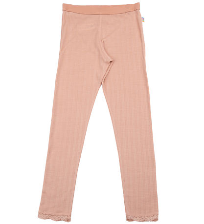 Joha Leggings - Uld/Silke - Fersken Joha Leggings - Uld/Silke - Fersken