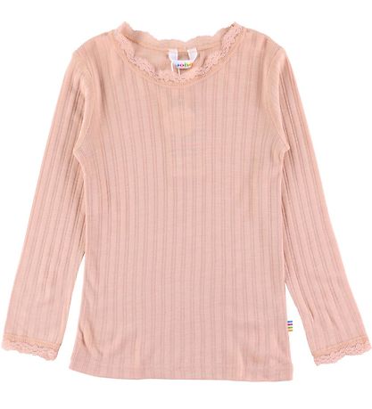 Joha Bluse - Uld/Silke - Fersken Joha Bluse - Uld/Silke - Fersken