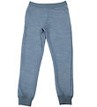 Joha Leggings - Uld/Bambus - Blå Joha Leggings - Uld/Bambus - Blå