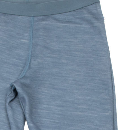 Joha Leggings - Uld/Bambus - Blå Joha Leggings - Uld/Bambus - Blå