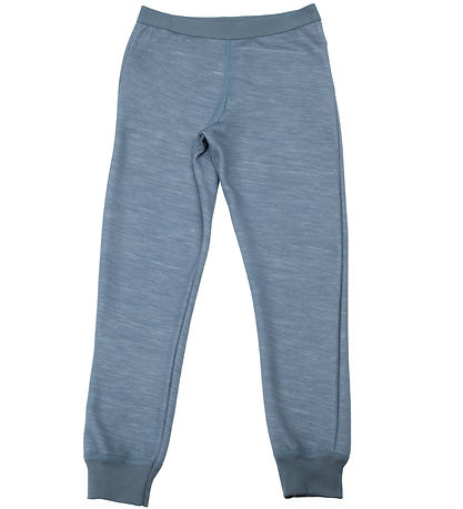 Joha Leggings - Uld/Bambus - Blå Joha Leggings - Uld/Bambus - Blå