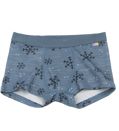 Joha Boxershorts - Uld/Bambus - Blå