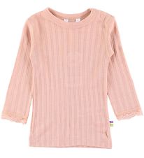 Joha Bluse - Uld/Silke - Fersken Joha Bluse - Uld/Silke - Fersken