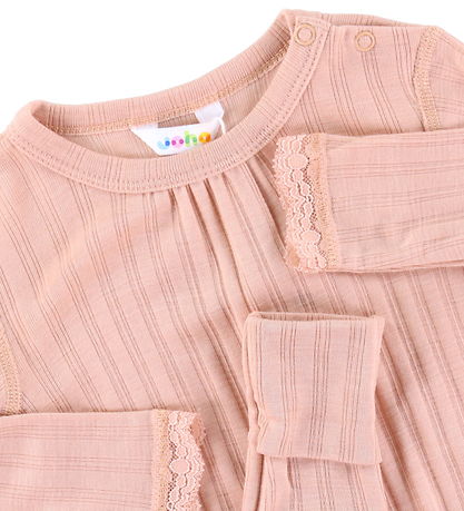 Joha Heldragt - Uld/Silke - Fersken Joha Heldragt - Uld/Silke - Fersken