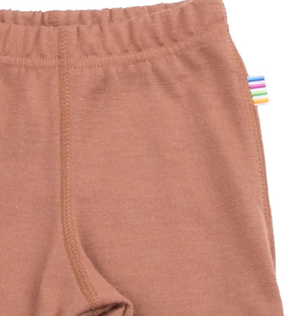 Joha Leggings - Uld - Rød/Brun Joha Leggings - Uld - Rød/Brun