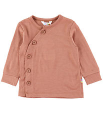 Joha Cardigan - Uld - Rød/Brun Joha Cardigan - Uld - Rød/Brun