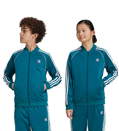 adidas Originals Cardigan - SST Track - Petroleum adidas Originals Cardigan - SST Track - Petroleum