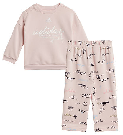 Adidas Performance Sweatsæt - I Bluv Jogger - Rosa Adidas Performance Sweatsæt - I Bluv Jogger - Rosa