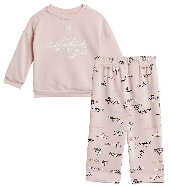 Adidas Performance Sweatsæt - I Bluv Jogger - Rosa