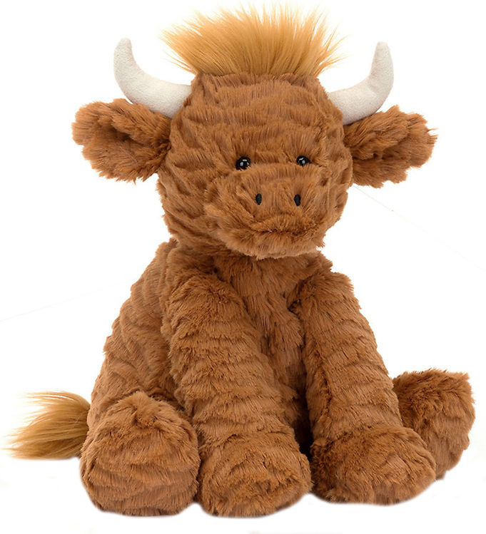 Jellycat Bamse - 23x13 cm - Fuddlewuddle Highland Cow