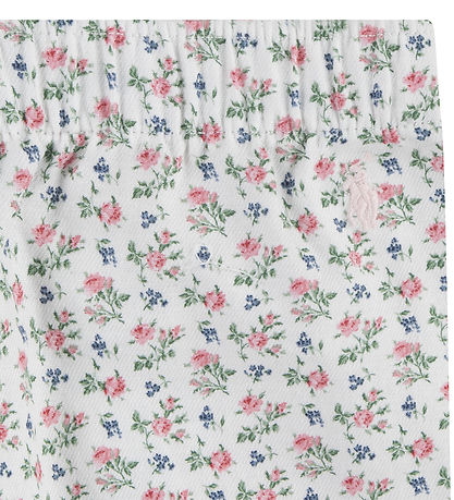 Polo Ralph Lauren Nattøj - Cloud Dancer/Rsa m. Blomster Polo Ralph Lauren Nattøj - Cloud Dancer/Rsa m. Blomster