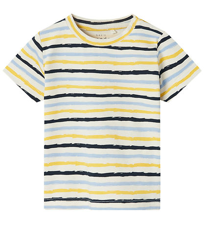 Name It T-shirt - NbmVroels - Jet Stream w. Stripes Name It T-shirt - NbmVroels - Jet Stream w. Stripes