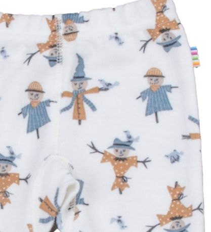 Joha Leggings m. Fødder - Uld/Bambus - Off White