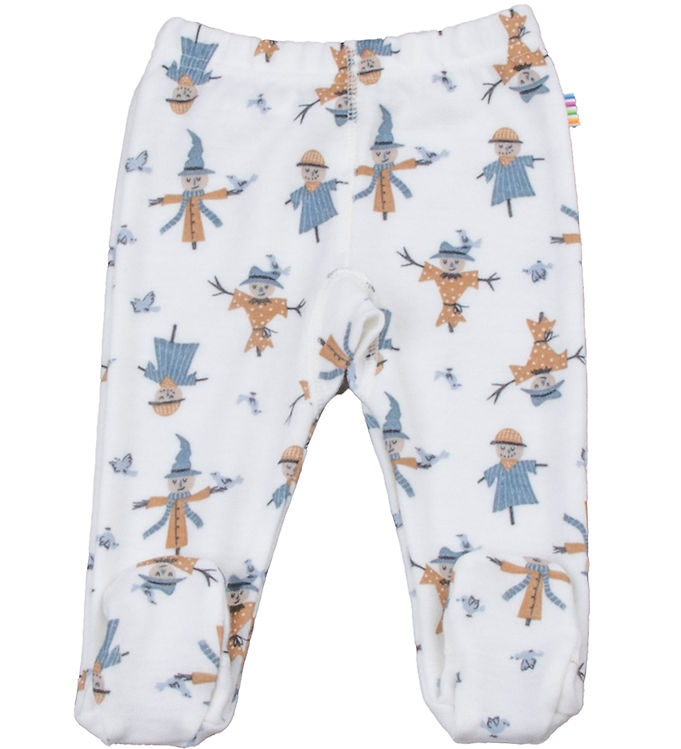 Joha Leggings m. Fødder - Uld/Bambus - Off White