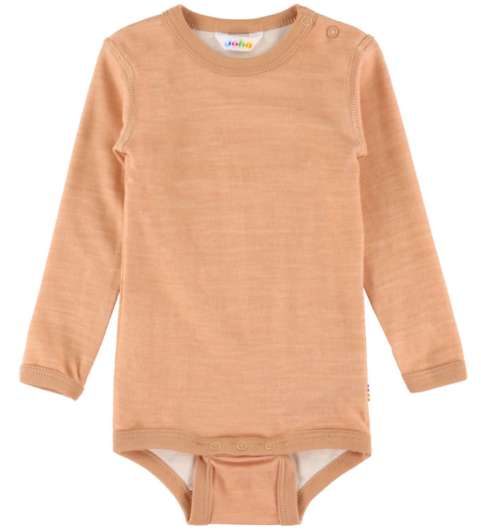 Joha Body l/æ - Uld/Bambus - Fersken