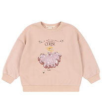 Konges Sløjd Sweatshirt - Lou Glitter - Cameo Rose Konges Sløjd Sweatshirt - Lou Glitter - Cameo Rose