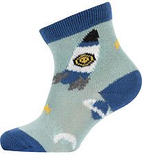 Melton Strømper - Space - Blue Surf Melton Strømper - Space - Blue Surf