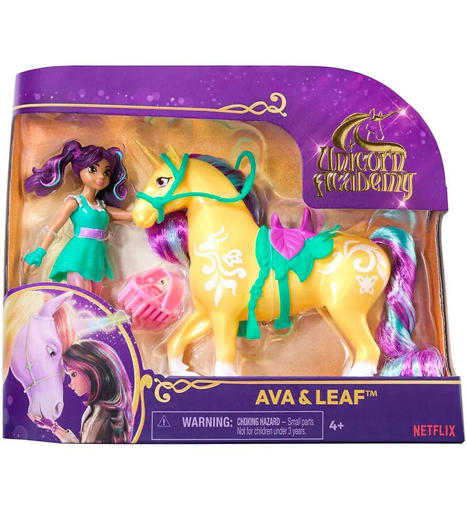 Unicorn Academy Legetøjsfigurer - 13,5 cm - Ava & Leaf