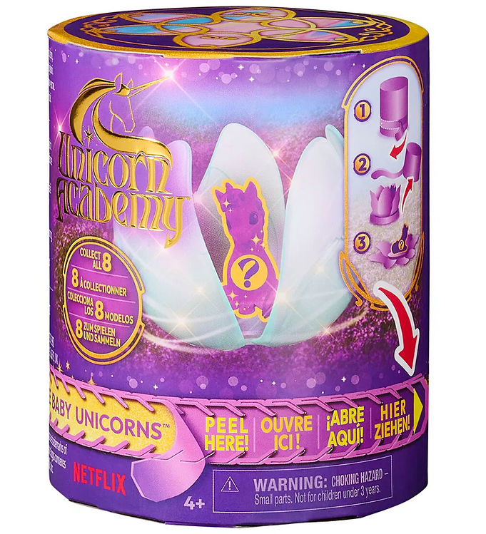 Unicorn Academy Legetøjsfigur - Baby Unicorn - Assorteret