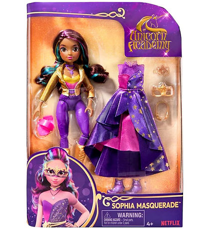 Unicorn Academy Dukke - 24 cm - Sophia Masquerade Unicorn Academy Dukke - 24 cm - Sophia Masquerade