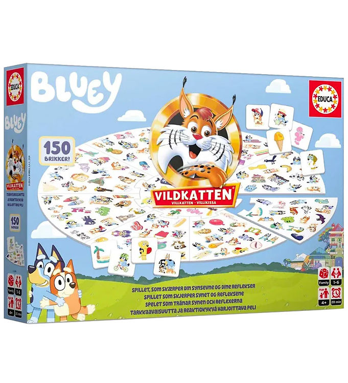 Vildkatten Bluey 150 brikker